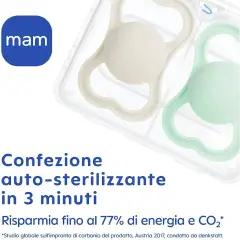 Succhietto Air Bio-Circolare Silicone 2-6 Mesi Bambino – 2 Pezzi - ciucci