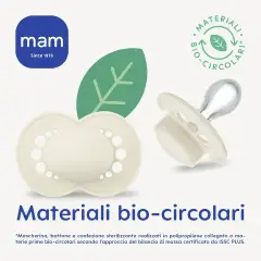 Succhietto Air Bio-Circolare Silicone 2-6 Mesi Bambino – 2 Pezzi - ciucci