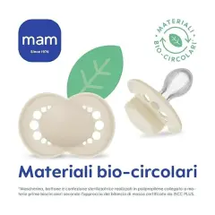 Mam Perfect Start Succhietto Silicone 0-2m, 2pezzi Bimba - ciucci