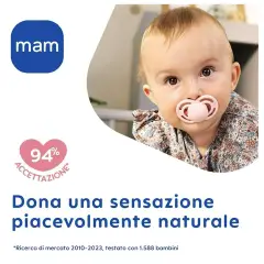 Succhietto Mam Perfect Silicone +16 Mesi Bimbo - ciucci