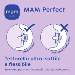 Succhietto Mam Perfect Silicone +16 Mesi Bimbo - ciucci