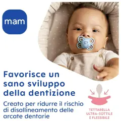 Succhietto Mam Perfect Silicone +16 Mesi Bimba - ciucci