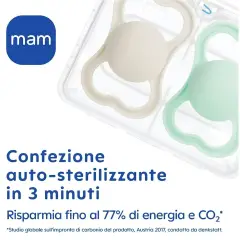 Succhietto Mam Perfect Silicone +6 Mesi Bimba - ciucci