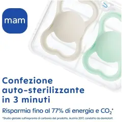 Succhietto Mam Perfect Silicone +6 Mesi Bimbo - ciucci