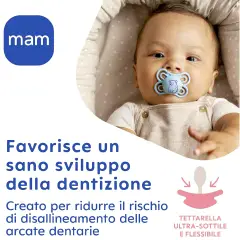Succhietto Mam Perfect Silicone 2-6 Mesi Bimba - ciucci