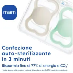 Succhietto Mam Perfect Silicone 2-6 Mesi Bimba - ciucci