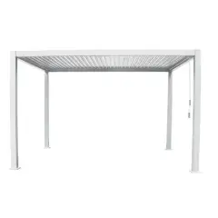 Pergola Palmas 3x3,6 Bianco H240 Salmar - gazebi in ferro