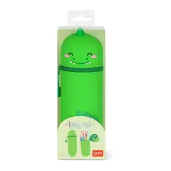 Legami - Kawaii Astuccio Scuola 2 in 1 in Morbido Silicone, Dino - regalo e gadget valigeria