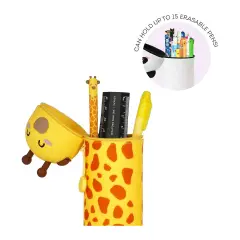 Legami - Kawaii Astuccio Scuola 2 in 1 in Morbido Silicone, Giraffa - regalo e gadget valigeria