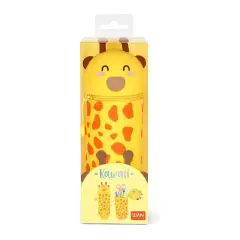 Legami - Kawaii Astuccio Scuola 2 in 1 in Morbido Silicone, Giraffa - regalo e gadget valigeria