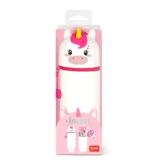 Legami - Kawaii Astuccio Scuola 2 in 1 in Morbido Silicone, Unicorno - regalo e gadget valigeria