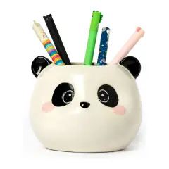 Legami - Portapenne in Ceramica, Desk Friends, Tema Panda - regalo e gadget valigeria