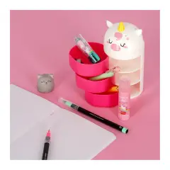Legami - Unicorn Organiser da Scrivania, Desk Organiser con 3 Cassetti - regalo e gadget valigeria