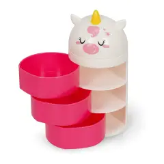 Legami - Unicorn Organiser da Scrivania, Desk Organiser con 3 Cassetti - regalo e gadget valigeria