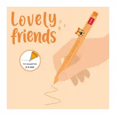 Legami - Penna gel  - Lovely Friends - Tiger - regalo e gadget valigeria