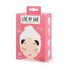 Legami - Turbante per Capelli Love My Hair, Asciugatura Rapida, in Microfibra, Tema Unicorno - regalo e gadget valigeria