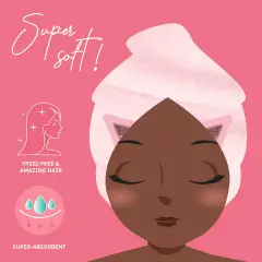 Legami - Turbante per Capelli Love My Hair, Asciugatura Rapida, in Microfibra, Tema Unicorno - regalo e gadget valigeria