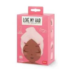Legami - Turbante per Capelli Love My Hair, Asciugatura Rapida, in Microfibra, Tema Unicorno - regalo e gadget valigeria