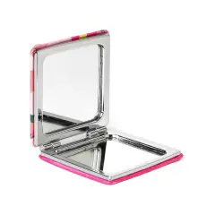 Legami - Specchietto da Borsetta, con Specchio Ingranditore, senza Distorsioni,Tema Flowers - regalo e gadget valigeria