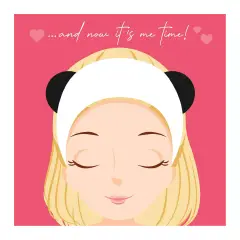 Legami - Fascia Per Capelli, Me Time - Panda - regalo e gadget valigeria