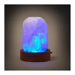 Legami - Lampada di Sale dell'Himalaya, Mini, Ø 7 cm, 300/400 g, Cromoterapia, Forma Naturale - regalo e gadget valigeria