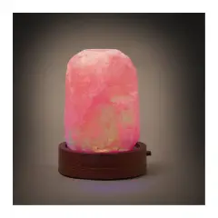 Legami - Lampada di Sale dell'Himalaya, Mini, Ø 7 cm, 300/400 g, Cromoterapia, Forma Naturale - regalo e gadget valigeria