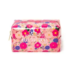 Legami - Trousse Porta Trucchi, Makeup Queen, 18x14 cm, in Metallo e TPU, Tema Flowers - regalo e gadget valigeria