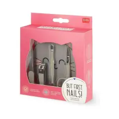 Legami - Kit Manicure - But First, Nails!, Kitty - regalo e gadget valigeria