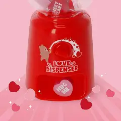 Legami - Mini Distributore Gomme per Cancellare, Love Dispenser, 15 Gomme - Heart - regalo e gadget valigeria