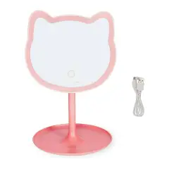 Legami - Specchio da Trucco con Luce - You Look Purrfect! - regalo e gadget valigeria