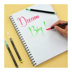 Legami - Set di 12 Pennarelli con Punta Pennello, BRUSH MARKERS - regalo e gadget valigeria