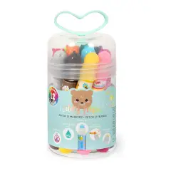 Legami - Set di 12 Pennarelli - Teddy Friends, TEDDY BEAR 12 Colori Assortiti - regalo e gadget valigeria