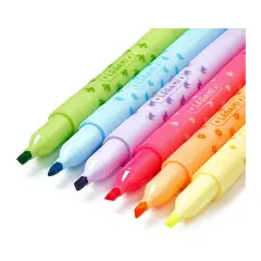 Set di 6 Evidenziatori Cancellabili Magic Highlighters - regalo e gadget valigeria
