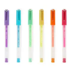 Legami - Set di 6 Mini Penne Gel Glitterate,Shine Like a Diamond Multicolor - regalo e gadget valigeria