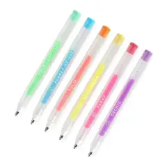 Legami - Set di 6 Mini Penne Gel Glitterate,Shine Like a Diamond Multicolor - regalo e gadget valigeria