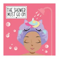 Legami - Cuffia da Doccia Riutilizzabile Tema Unicorn - regalo e gadget valigeria