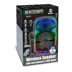Cassa Bluetooth con Microfono e Luci RGB – Funzione TWS - Sistemi audio