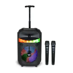 Cassa Trolley Wireless con 2 MicrofonI e Luci RGB – Funzione TWS - Sistemi audio