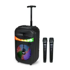 Cassa Trolley Wireless con 2 MicrofonI e Luci RGB – Funzione TWS - Sistemi audio