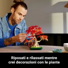 Lego Botanicals Bonsai di Acero Rosso Giapponese 10348 - lego