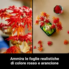 Lego Botanicals Bonsai di Acero Rosso Giapponese 10348 - lego
