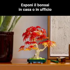 Lego Botanicals Bonsai di Acero Rosso Giapponese 10348 - lego