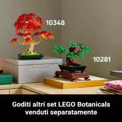 Lego Botanicals Bonsai di Acero Rosso Giapponese 10348 - lego