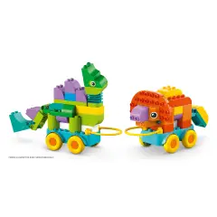 LEGO DUPLO Dinosauri 3 in 1 su Ruote – Gioco Educativo 10451 - Costruzioni in plastica