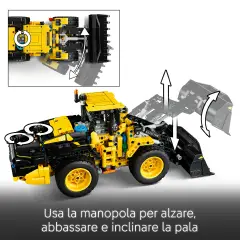Lego Technic Pala Gommata Volvo L120 Electric 42209 - lego