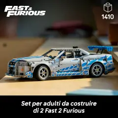 Lego Technic Auto Nissan Skyline Gt-r (r34) 2 Fast 2 Furious 42210 - lego