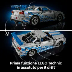 Lego Technic Auto Nissan Skyline Gt-r (r34) 2 Fast 2 Furious 42210 - lego