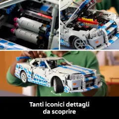 Lego Technic Auto Nissan Skyline Gt-r (r34) 2 Fast 2 Furious 42210 - lego