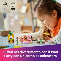 Lego Friends Pool Party con Unicorno e Fenicottero 42658 - lego