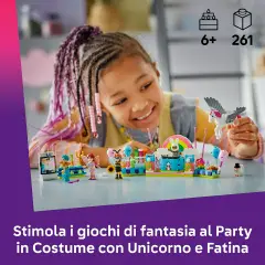 Lego Friends Party in Costume con Unicorno e Fatina 42661 - lego